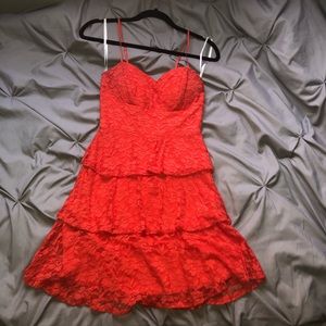 Orange Homecoming/Semi Formal Dress